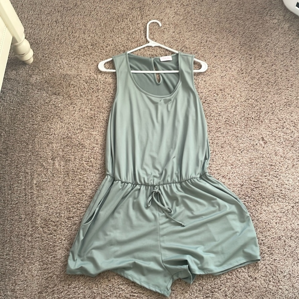Pink Lily Romper